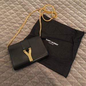 YSL wallet on a chain bag- great condition!!